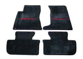 LLoyds Lingenfelter Red Logo Black Floor Mats Camaro 2010-2013 - lingenfelter.com